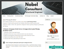 Tablet Screenshot of nobelconsultant.com